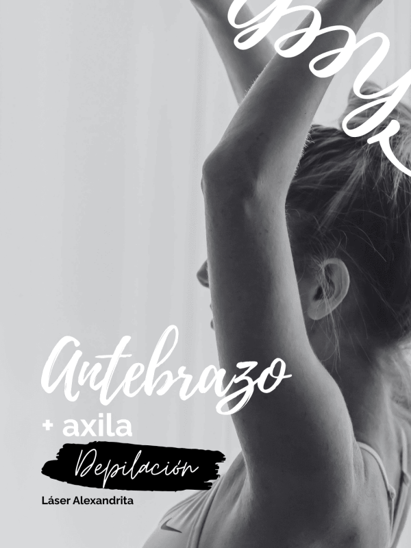 Depilación láser en antebrazo y axila – 6 sesiones