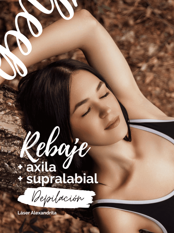 Depilación láser en rebaje supralabial y axila – 6 sesiones