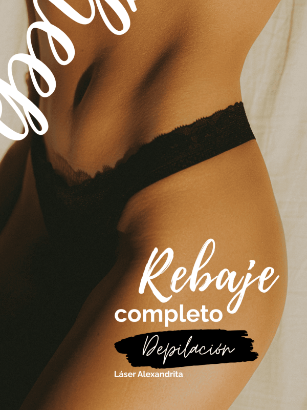 Depilación láser en rebaje – 6 sesiones