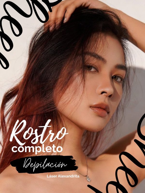 Depilación láser en rostro completo – 6 sesiones
