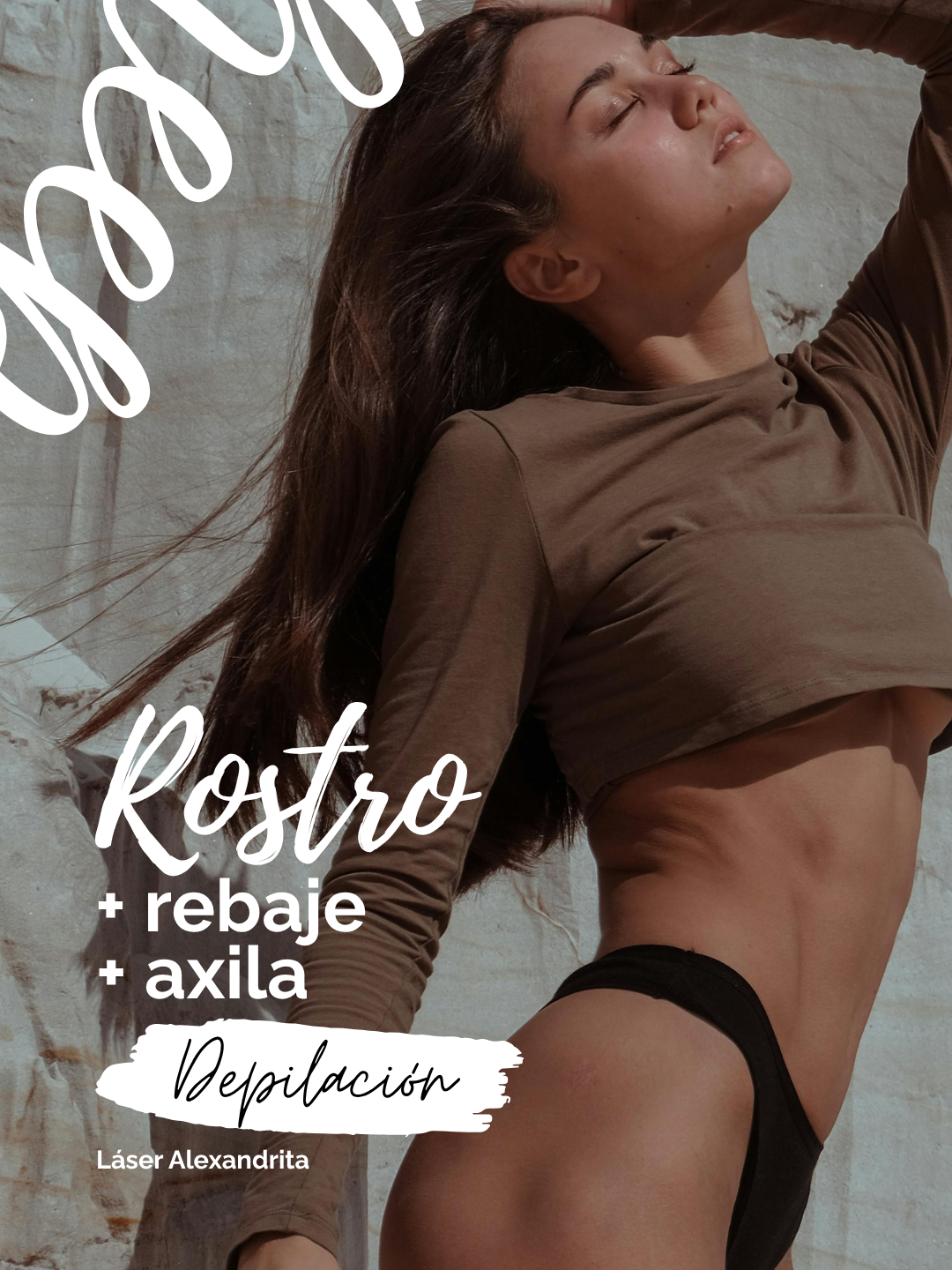 Depilación láser en rostro rebaje y axila – 6 sesiones